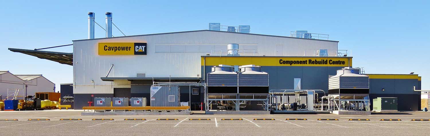 Outside view of Cavpower's Component Rebuild Centre